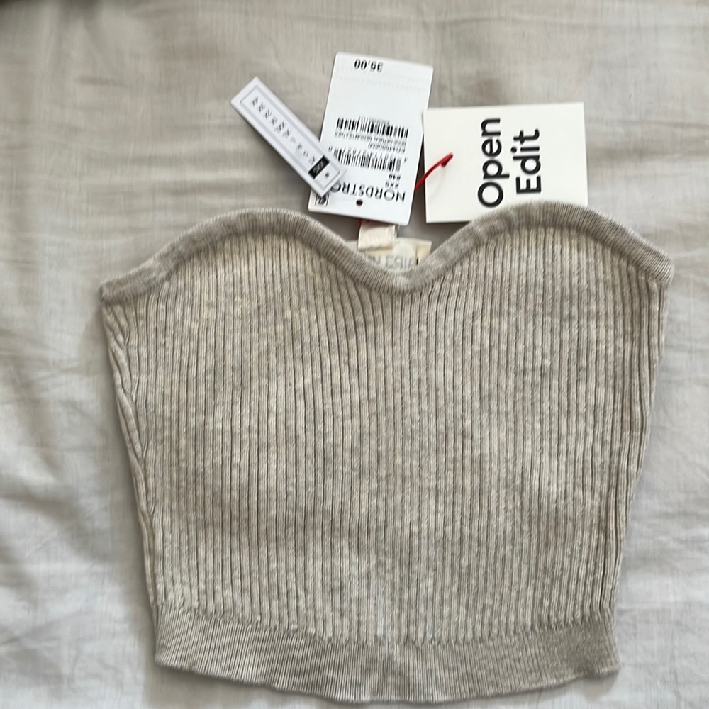 XXS Open Edit knit tube top